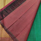 Emerald green Kanjivaram saree with delicate Oosi Kattam zari