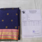 Korvai Kanchana Deep Purple With Blush Pink And Forest Emerald Double Korvai Pallu Kanchipuram Silk Saree