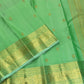Fresh Pistachio Green Kancheepuram silk saree, included blouse piece — Idam Living