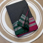 Handwoven Patteda Anchu Cotton Saree from Karnataka with Broad Double Border