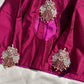 Gandaberunda two-headed eagle embroidered pure silk blouse by Idam Living