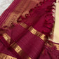 Grand pallu with gold zari floral detail on gold beige KanchiPattu silk saree