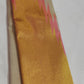 Gold Handwoven Pure Silk Kanjipuram Saree with Ettukol Weave and Beige Border