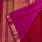 Detail of gold zari butta weave on deep crimson Kanchipuram silk saree