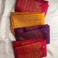 Golden turmeric pure silk Butta saree — border and pallu detail