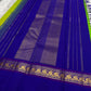 Parrot Green Handwoven Pure Silk Kanchipuram Korvai Saree with Kaal Irangiya Gold Zari Border