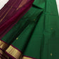 Lightweight Green Kanchipuram Silk Saree – Maroon Zari Pallu