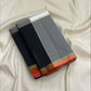 Grey and Black Shot Handwoven Pure Silk Kanchipuram Saree with Orange Paalum Pazhamum Pallu