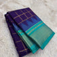 Lightweight Arani silk saree with elegant temple border and silk sheen