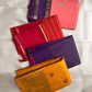 Royal Purple Handwoven Pure Silk KanchiPattu Saree with Zari Kattam Sri Lakshmi Motif Border