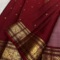 Handwoven Kili Butta Pure Silk Kanjipuram saree body detail