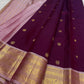 Handwoven Mayil Kamalam Pure Silk KanchiPattu saree body detail