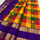 Royal-purple rettapet border detail.