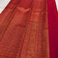 Handwoven rani pink Kanjivaram saree — Silk Mark certified pure silk