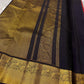 Handwoven Zari Kattam Kanjivaram silk saree body detail