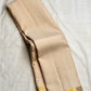 Champagne Ivory Pure Silk Kancheepuram Butta Saree with Bomkai-Inspired Grid Pallu – view 2
