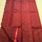 Floral butta motifs on royal purple Kanjivaram pure silk saree – Idam Living