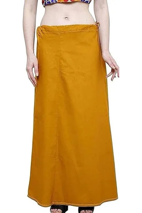 Matching pure cotton inner skirt for an Idam Living saree