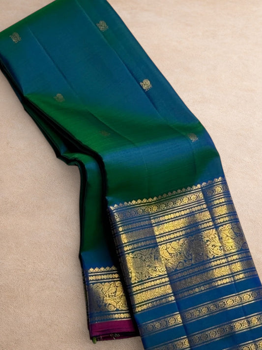 peacock-blue-vairaoosi-vanasringaram-kanchipuram-pure-silk-saree