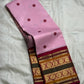 Petal Pink and Orchid Pink Kanchipuram Silk Saree – Border Detail
