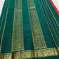 Sindoor Red and Peacock Green Handwoven Lightweight Pure Silk Kanjivaram Saree: view 5