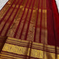 zk-yb pallu detail of coffee brown Kanchipuram silk saree
