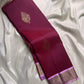 Irattai-Niram Petal Pink and Arakku Pure Silk Kanchipuram Butta saree