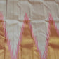 Antique gold zari pallu on ivory Ettukol Kancheepuram saree