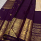 Ivory Kanjeevaram saree with Vadamalli stacked zari border