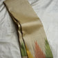 Ivory multicolour Ettukol Kanjivaram silk saree full view