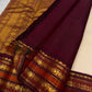 Maanga paisley and Kamalam lotus buttas in gold zari, warm-ivory Kanjivaram saree