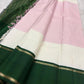 Fine Vanki-pattern zari on layered Korvai border