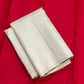 Ivory Handwoven Pure Silk KanchiPattu Saree with Zari Kattam Body and Paalum Pazhamum Pallu