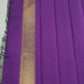 Kadambam Purple Handwoven Pure Silk Kanjeevaram Saree with antique gold zari in  Ettukol
