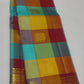 Multicolour Handwoven Pure Silk Kanjeevaram Saree with Paalum Pazhamum Weave