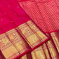 Kanchipuram Butta Raspberry Pink pure silk saree, priced at 15500 rupees