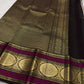 Grand Kamalam zari medallions woven in concentric lotus-petal geometry on Kanchipuram silk