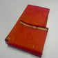 Sunset Orange and Pink Katan Silk Chanderi handloom saree — woven motif