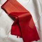 Pillar-Box Red Handwoven Pure Silk Kanchipuram Saree with Butta Gold Zari Motif