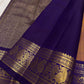 traditional tested zari detail on burnt copper Kanchipuram silk saree