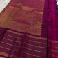 premium black kanjivaram silk saree traditional gold zari pallu detail