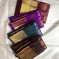 Blue Kanchipuram silk saree with floral jaal pattern and traditional zari full view