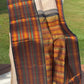 Ivory and black Kanchipuram silk saree with kanchi kattam checks and silk thread woven motifs showing structured handloom pattern