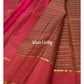 kk pallu detail of vazhaipoo crimson pink Kanchipuram silk saree