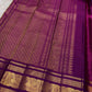 Green silk Kanchipuram saree with sorgavaasal mayil motifs and zari kattam border pallu detail view