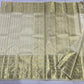Kanjivaram silk saree pearl white with gold butta and border detailing
