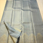 vs pallu detail of slate blue Kanchipuram silk saree