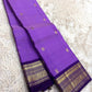 mystic violet silk saree kv-myb draped view