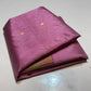 Rose Pink Gold Border Pattu Silk Chanderi saree, border detail