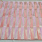 Pastel pink and lilac handwoven pure silk Kanchipuram Ettukol saree — close view of the body weave and texture